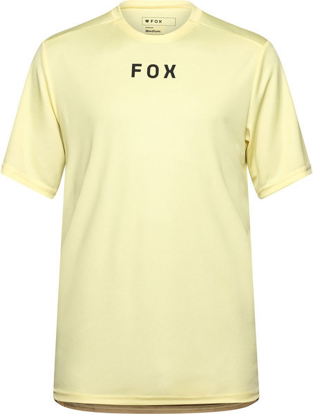 Pánský cyklo dres Fox Ranger Ss Jersey Wordmark Lemonade 33410-375 25/26