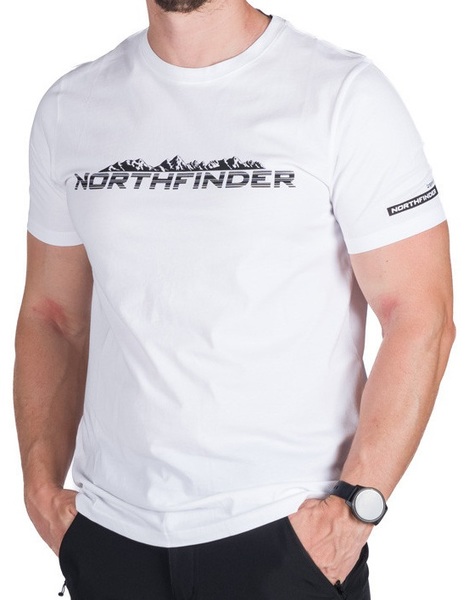 Pánské triko Northfinder Ferdinand TR-5000OR-377 White 25/26