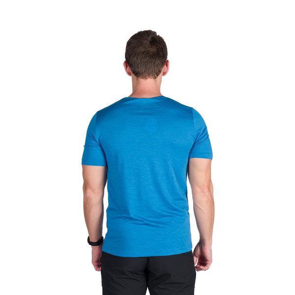 Pánské merino triko Northfinder Rainer TR-5006OR-281 Blue 25/26