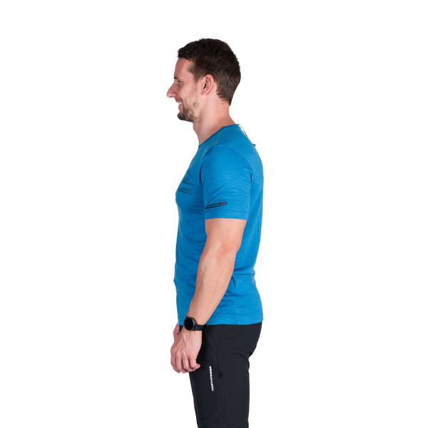 Pánské merino triko Northfinder Rainer TR-5006OR-281 Blue 25/26