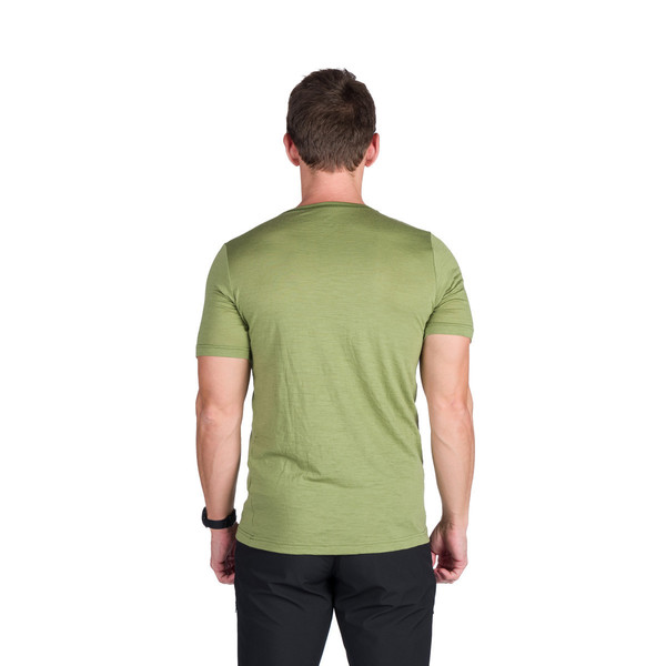 Pánské merino triko Northfinder Rainer TR-5006OR-316 Green 25/26