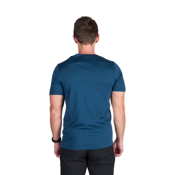 Pánské merino triko Northfinder Olek TR-5007OR-346 Navy 25/26