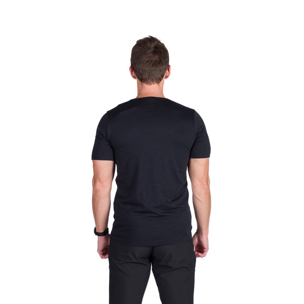 Pánské merino triko Northfinder Olek TR-5007OR-269 Black 25/26