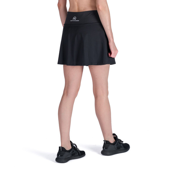 Sportovní sukně s vnitřními šortkami Northfinder Jodie SU-4622OR-269 Black 25/26
