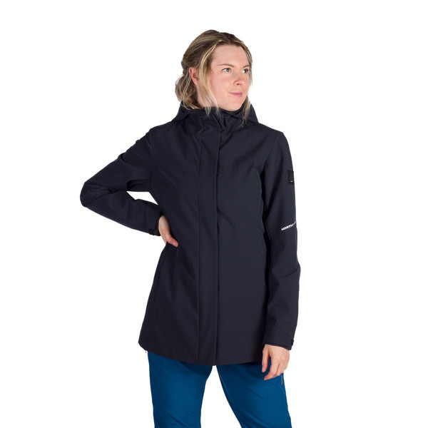 Outdoorový softshellový kabát parka 2L Northfinder Lucinda BU-6290OR-269 Black 25/26