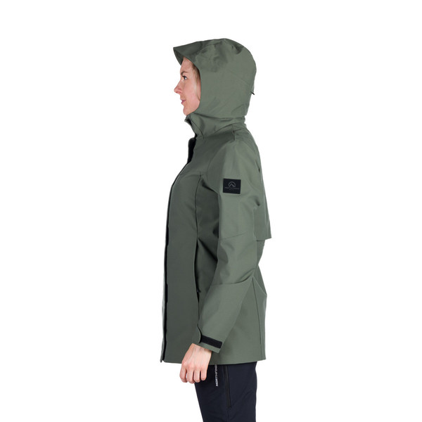 Outdoorový softshellový kabát parka 2L Northfinder Lucinda BU-6290OR-300 Darkgreen 25/26