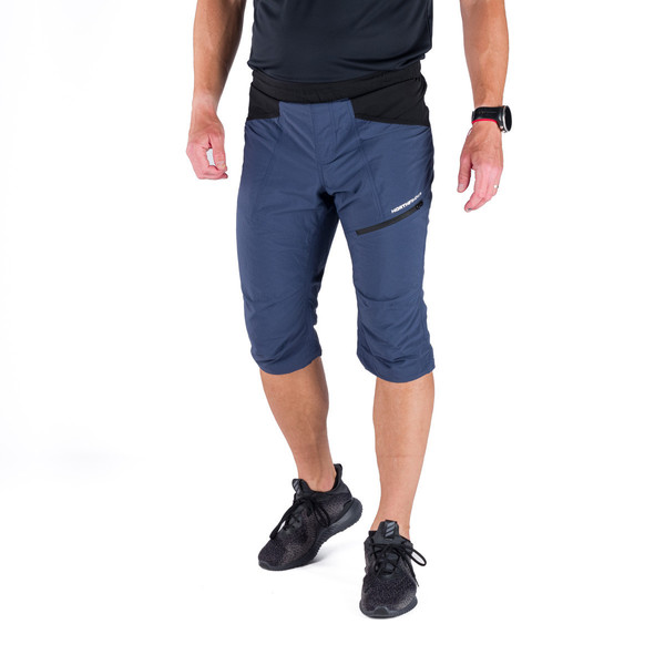 Pánské outdoorové 3/4 šortky Northfinder Artur BE-3511OR-811 Dark Blue Black 25/26