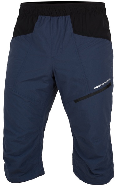 Pánské outdoorové 3/4 šortky Northfinder Artur BE-3511OR-811 Dark Blue Black 25/26