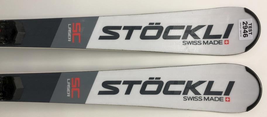 Lyže Stockli Laser SC + SRT SPEED + SRT 12 (testovací lyže 2946)
