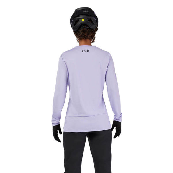 Dámský cyklo dres Fox W Ranger Ls Jersey Fox Head Lilac 33441-282 25/26