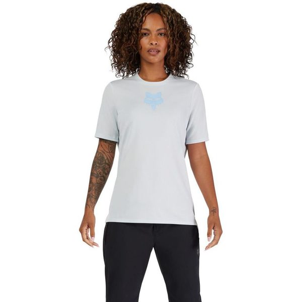 Dámský cyklo dres Fox W Ranger Ss Jersey Fox Head Pale Blue 33440-264 25/26