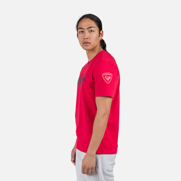 Pánské triko Rossignol New Hero Graphic Tee Sports Red RLNMY01-301 25/26