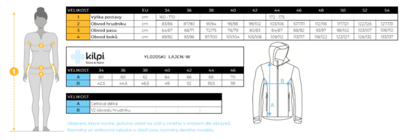 Dámská mikina Kilpi LAJEN-W Fialová YL0205KIVLT 25/26