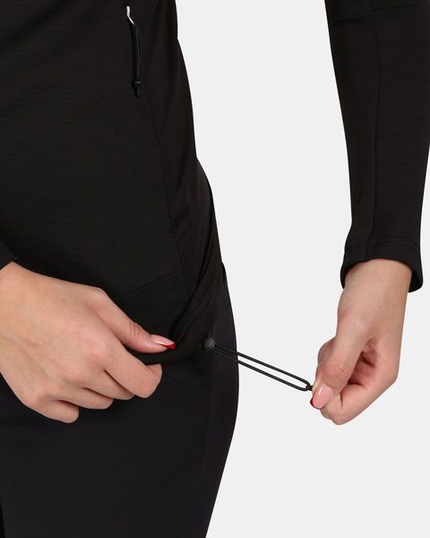 Dámská funkční mikina s kapucí Kilpi MEMPHIS-W Černá YL0201KIBLK 25/26