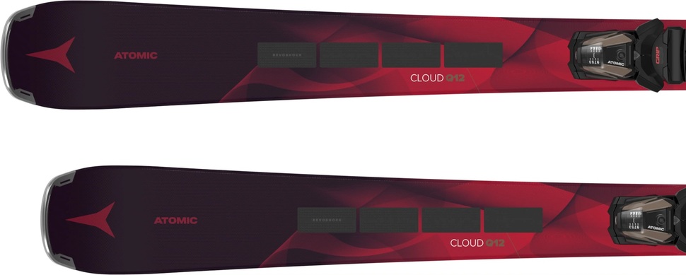 Dámské lyže Atomic Cloud Q12 Revoshock C + M 10 GW Maroon AASS03522 25/26