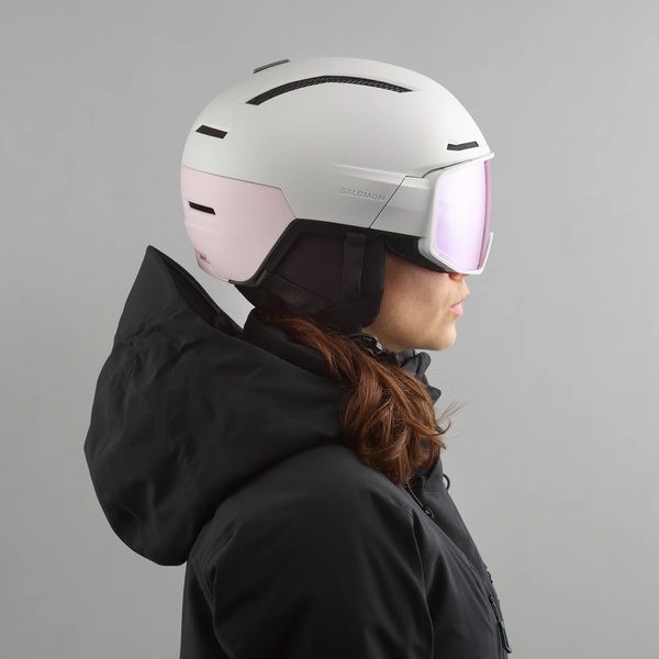 Dámská helma Salomon Driver Pro Sigma Grey Violet L47914300 25/26