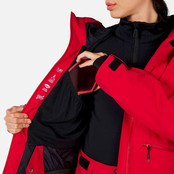 Dámská bunda Rossignol Rochrun Insulated Ski Jacket Women's Ruby Red RLOWJ43-35M 25/26
