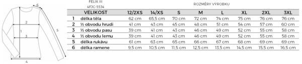 Juniorské termo triko O’Style Felix III 4FJC-5534 černé 25/26