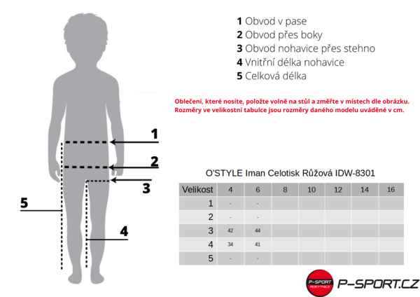 Dětská kombinéza O'STYLE Iman Celotisk Růžová IDW-8301 25/26