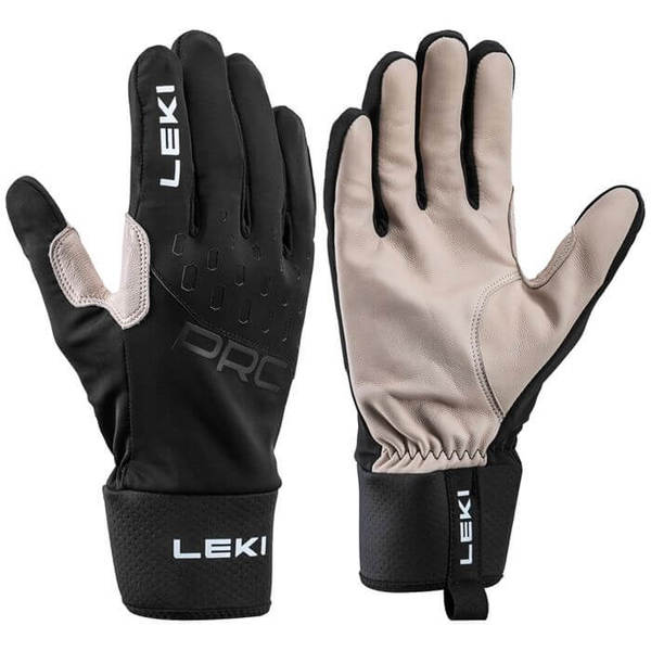 Rukavice na běžky Leki PRC Premium ThermoPlus Black/Sand 652914301 25/26