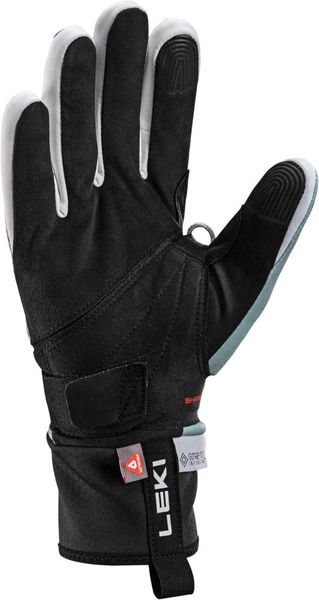 Dámské rukavice na běžky Leki PRC ThermoPlus Shark Women Black/Ice Green 652905301 25/26