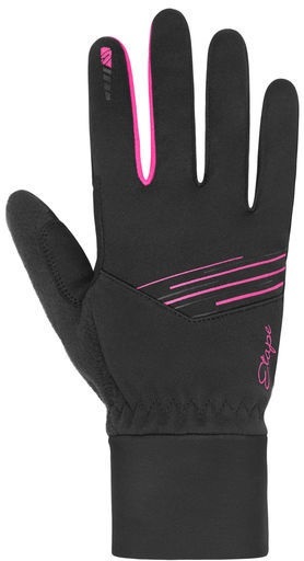 Dámské zateplené rukavice Etape Jasmine WS+ černá/růžová 2011412 25/26