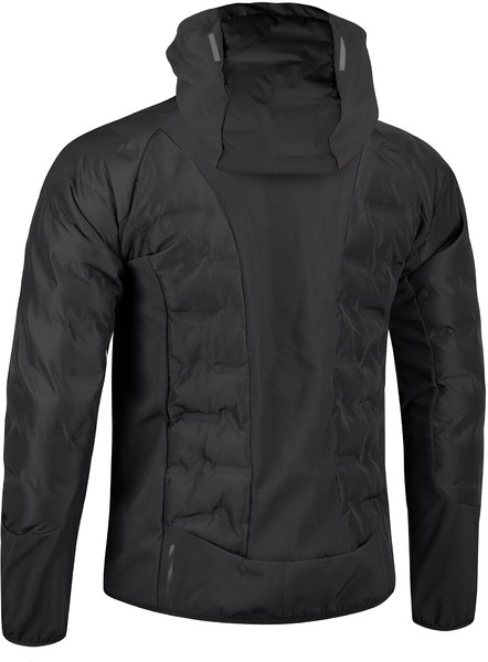 Pánská zimní hybridní bunda s kapucí Etape CRUX Ultra černá/červená 2436415 25/26