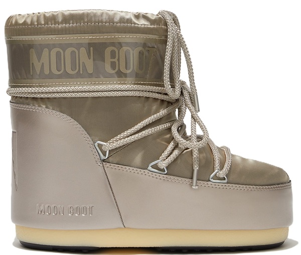 Dámské zimní boty Moon Boot Icon Low Glance-B003 Platinum 80D1409350 25/26