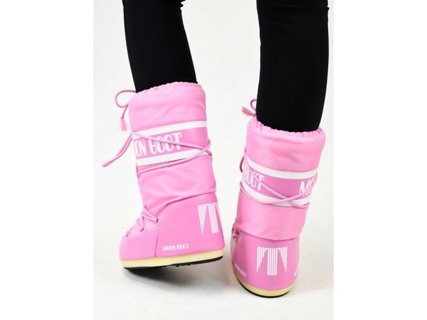 Dívčí zimní boty Moon Boot Icon Kids Nylon 063 Pink 25/26