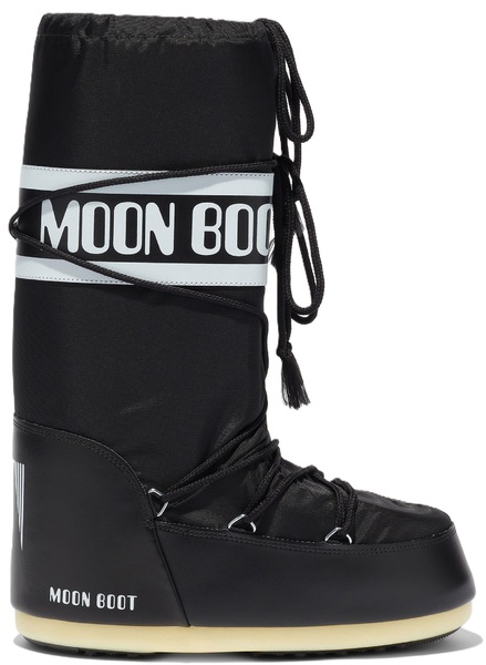 Dětské zimní boty Moon Boot Icon Kids Nylon 001 Black 25/26