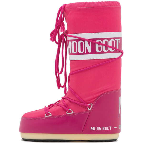 Dívčí zimní boty Moon Boot Icon Kids Nylon 062 bougainvillea 25/26