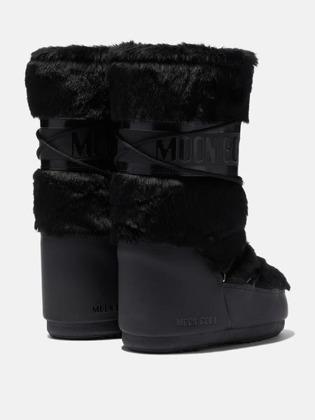 Dámské zimní boty Moon Boot Icon Faux-Fur-N001 Black 80D1408900 25/26