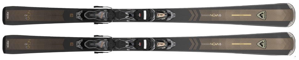 Dámské lyže Rossignol Nova 8 Ca Xpress + Xpress W 11 GW Grey Bronze 25/26