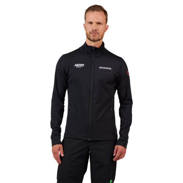 Pánská mikina Rossignol Hero Mid Layer Stretch Jacket Black RLOML01-200 25/26