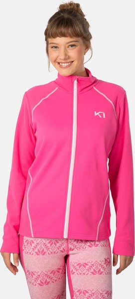 Dámská fleecová mikina Kari Traa Kari Full Zip Fleece Bright Pink 622573 25/26