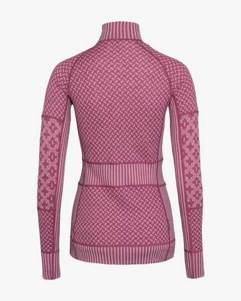 Dámské funkční triko Kari Traa Smekker Half Zip Baselayer 100% Merino Wool 622681 Lili 25/26