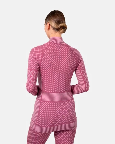 Dámské funkční triko Kari Traa Smekker Half Zip Baselayer 100% Merino Wool 622681 Lili 25/26