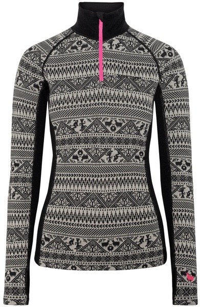 Dámské funkční triko Kari Traa Tale Half Zip Black 623924 25/26