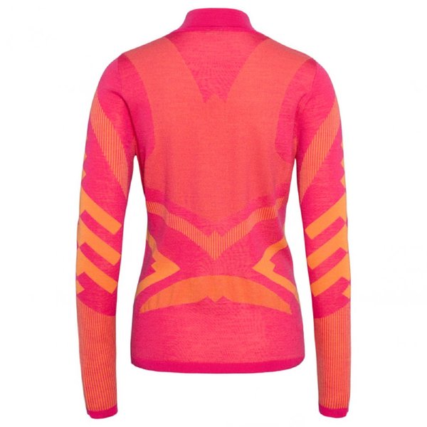 Dámské funkční triko se stojáčkem Kari Traa Faith Hz Merino 623594 Berry Pink 25/26