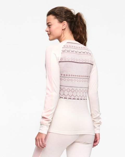 Dámské Merino Triko Kari Traa Tuva Long Sleeve Nwhite 623124 26/27