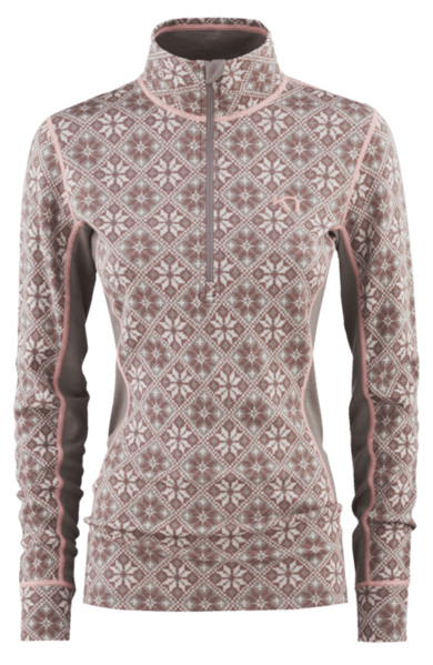 Dámské Merino Triko Kari Traa Rose H/Z Taupe 622691 25/26