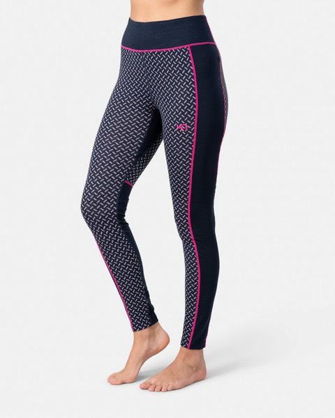Dámské funkční kalhoty/legíny Kari Traa Lekker Baselayer Pants Merino Wool 623589 Royal 25/26
