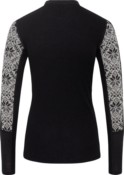 Dámské Merino triko Kari Traa Anna Long Sleeve Black 623837 25/26