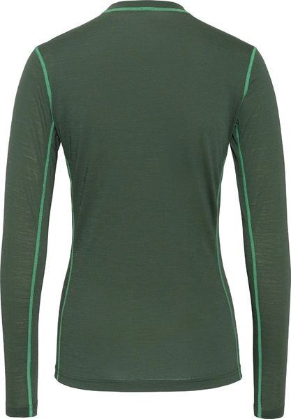 Dámské funkční merino triko Kari Traa Mina Long Sleeve Thyme Green 623687 25/26