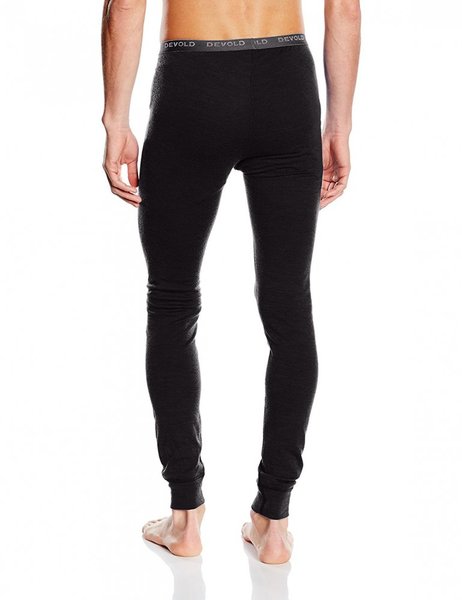 Pánské dvouvrstvé termo kalhoty Devold Duo Active Merino 205 Longs Man Černá GO-237-124-A-950A 25/26