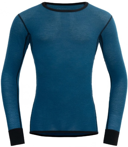 Pánské Merino triko Devold Wool Mesh 190 Shirt Man Modrá GO-151-224-A-422B 25/26