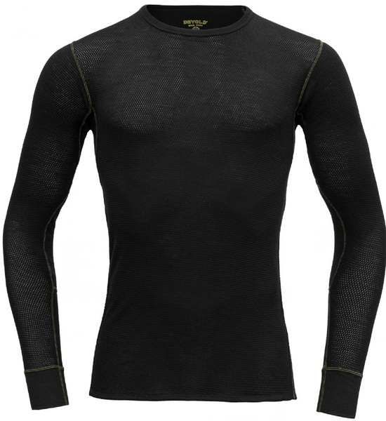 Pánské Merino triko Devold Wool Mesh 190 Shirt Man Černá GO-151-224-A-960A 25/26