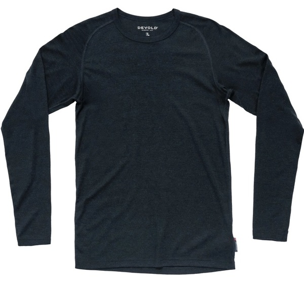 Pánské triko Devold Lauparen Merino 190 Base Shirt Man GO 245 221 A 284A Ink 25/26