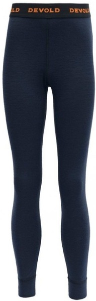 Dětské merino termo kalhoty Devold Duo Active Merino Longs Jr GO 237 108 A 284A Ink 25/26