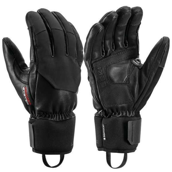 Rukavice Leki Hevon 3D Black 654839301 25/26